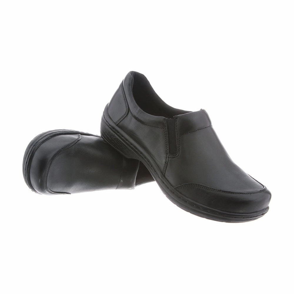Casual Shoes Brands In Pakistan Klogs Men's Arbor Slip-On Professional Shoes - Black Smooth