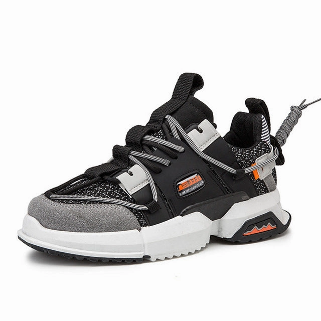 Fashion Men Casual Shoes Mesh Breathable Lightweight Lace Up Sneakers Men Trendy Comfortable Non-slip Shoes Male Zapatos Hombre