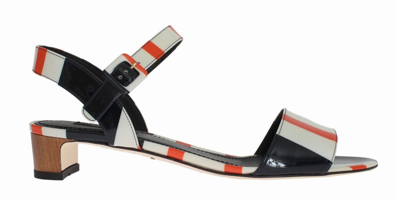 Sandals Vacancies Multicolor Leather Ankle Strap Sandals