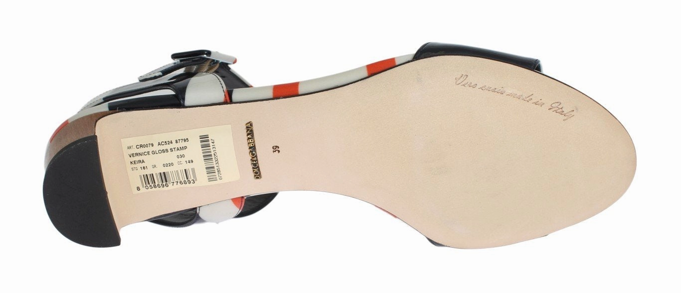 Men's Sandals Multicolor Leather Ankle Strap Sandals