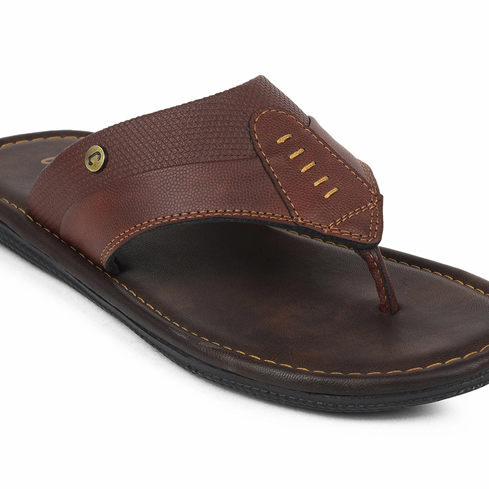 Clipart Ballet Slippers Coolers Tan Casual Slipper For Mens AOL-13 By Liberty