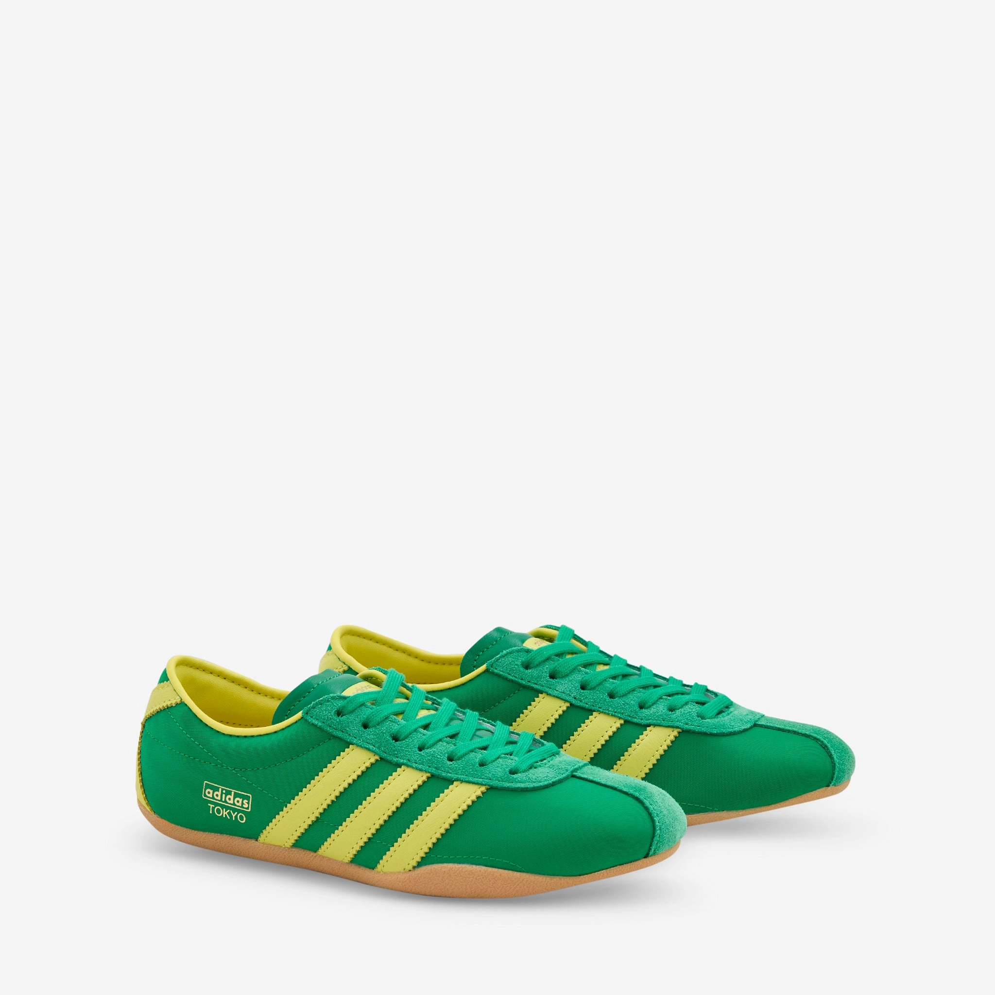Women's Tokyo Green | Pure Sulfur | Gold Metallic Adidas Shoes 70s