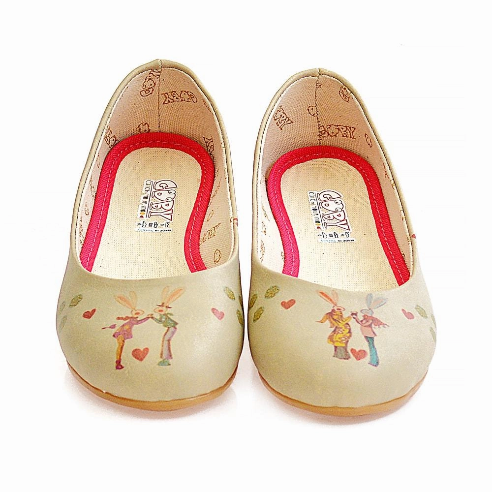 Standing Shoes For Flat Feet Couple Rabbit Ballerinas Shoes 1097