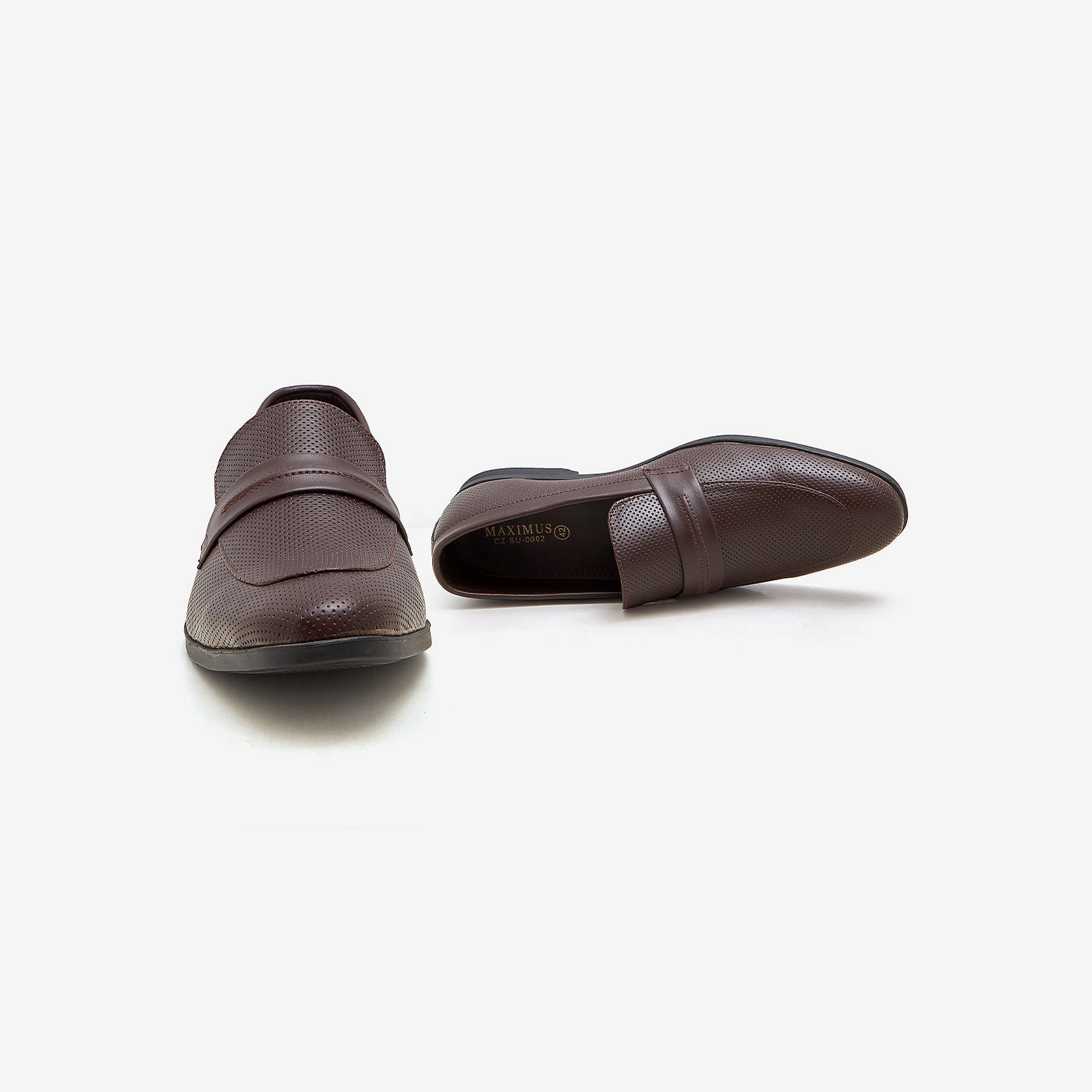Men's Textured Formals Loafers With Socks Outfit