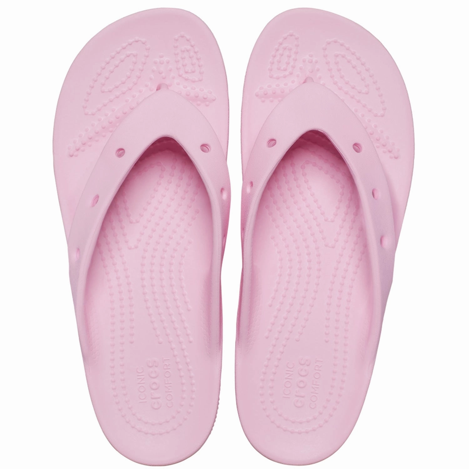 Crocs Classic Platform Flip (207714) - Flamingo Gold Chain Flip Flops