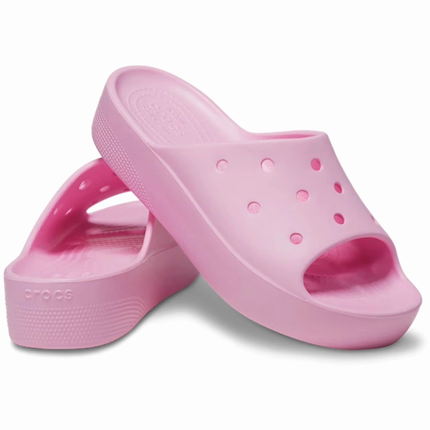 Crocs Classic Platform Slide (208180) - Flamingo Grandma Flip Flops