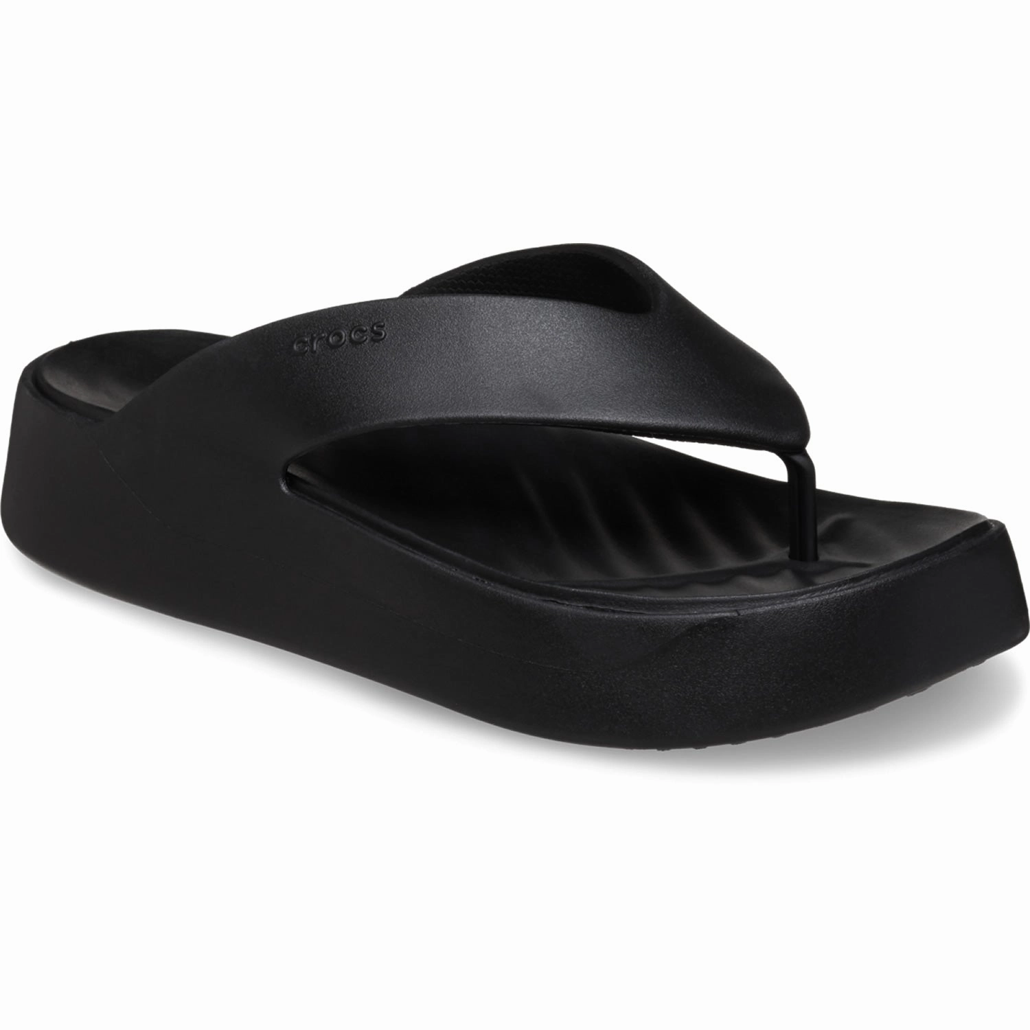 Crocs Getaway Platform Flip (209410) - Black Supportive Flip Flops