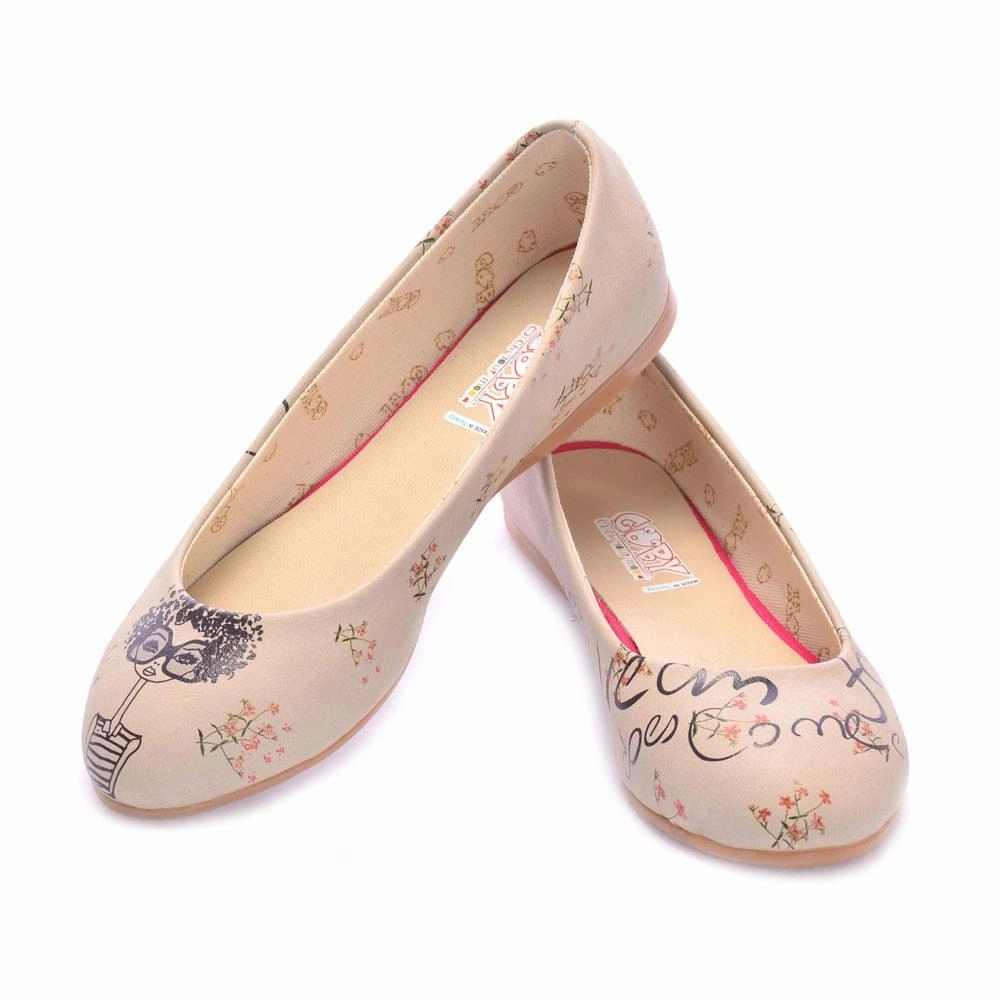 Curly Girl Ballerinas Shoes 1025 Walking Shoes Good For Flat Feet