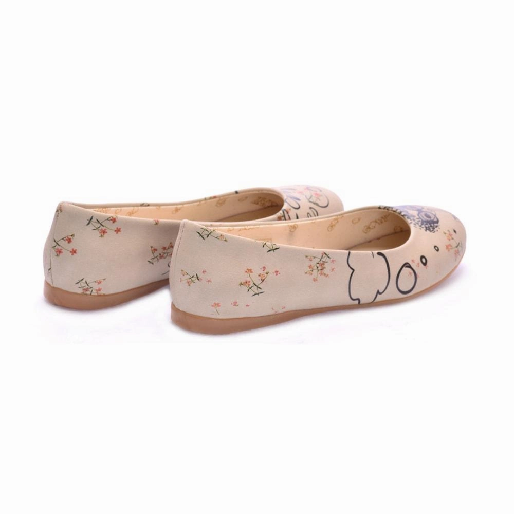 Flat Leather Shoes Curly Girl Ballerinas Shoes 1025