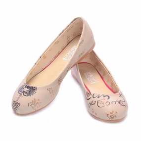 Curly Girl Ballerinas Shoes 1025 Foldable Flat Shoes