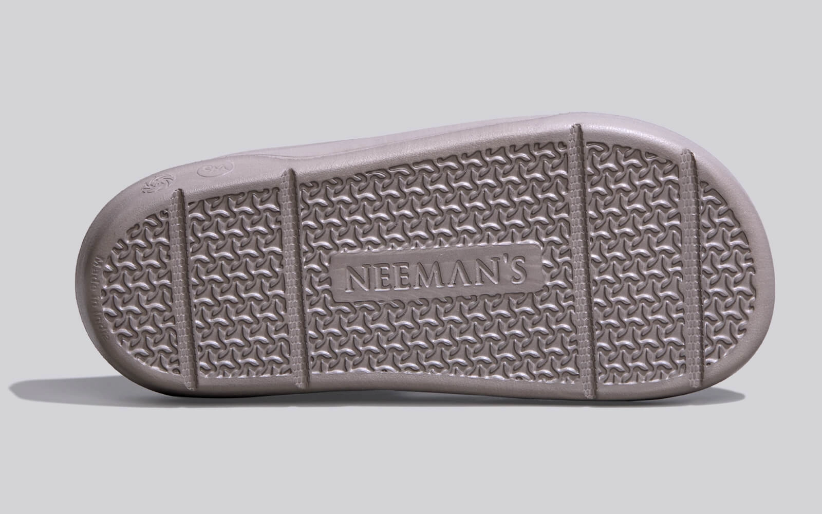 Cushers Flips For Men : Goat Grey Fuzzy Rabbit Slippers