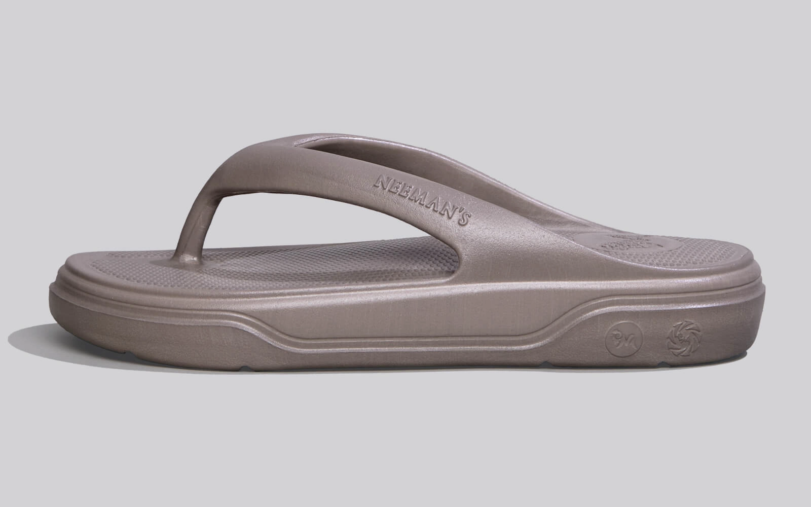 Cushers Flips For Men : Goat Grey Slide Rx
