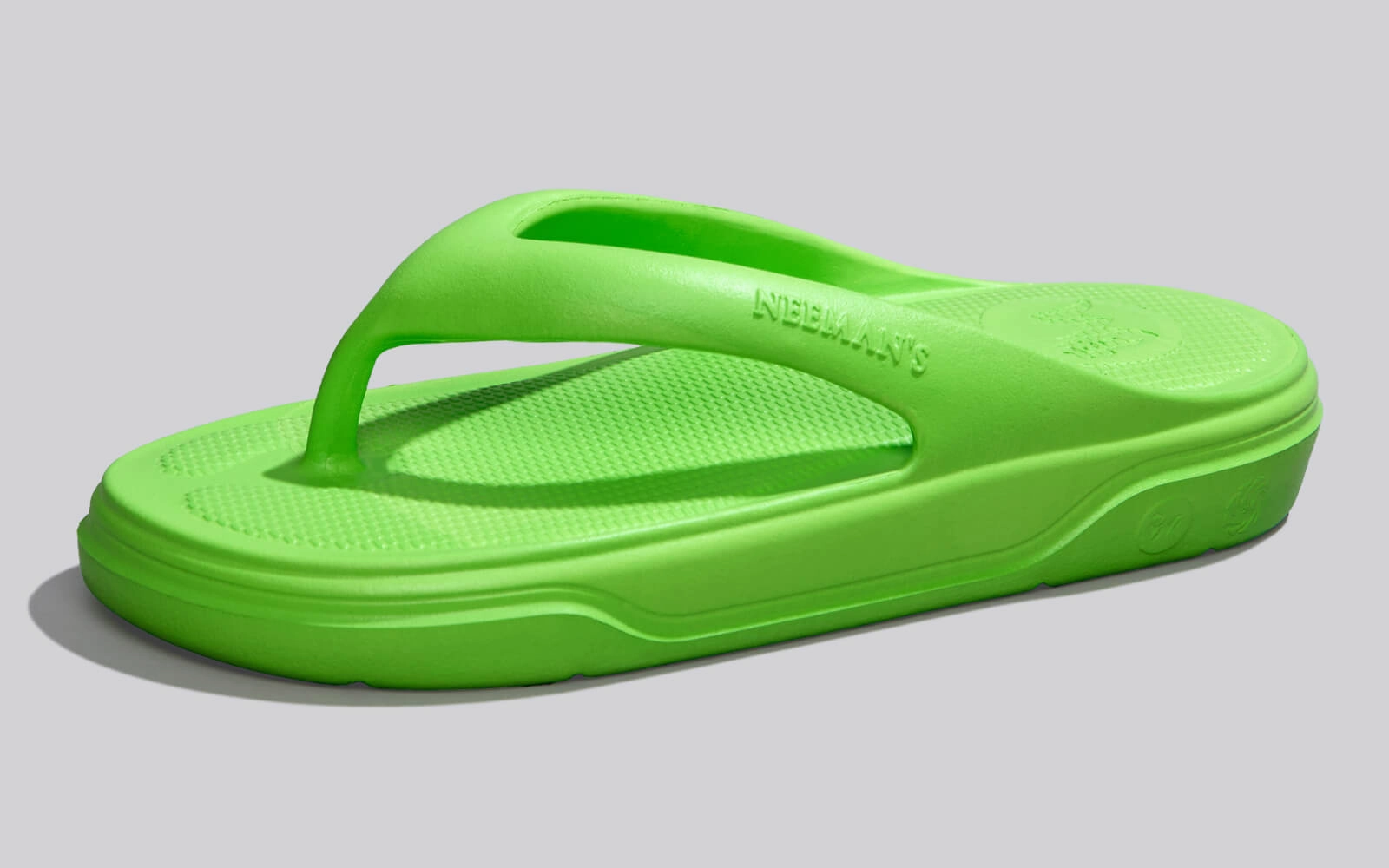 Sheepskin Slippers Nz Cushers Flips For Men : Neon Green