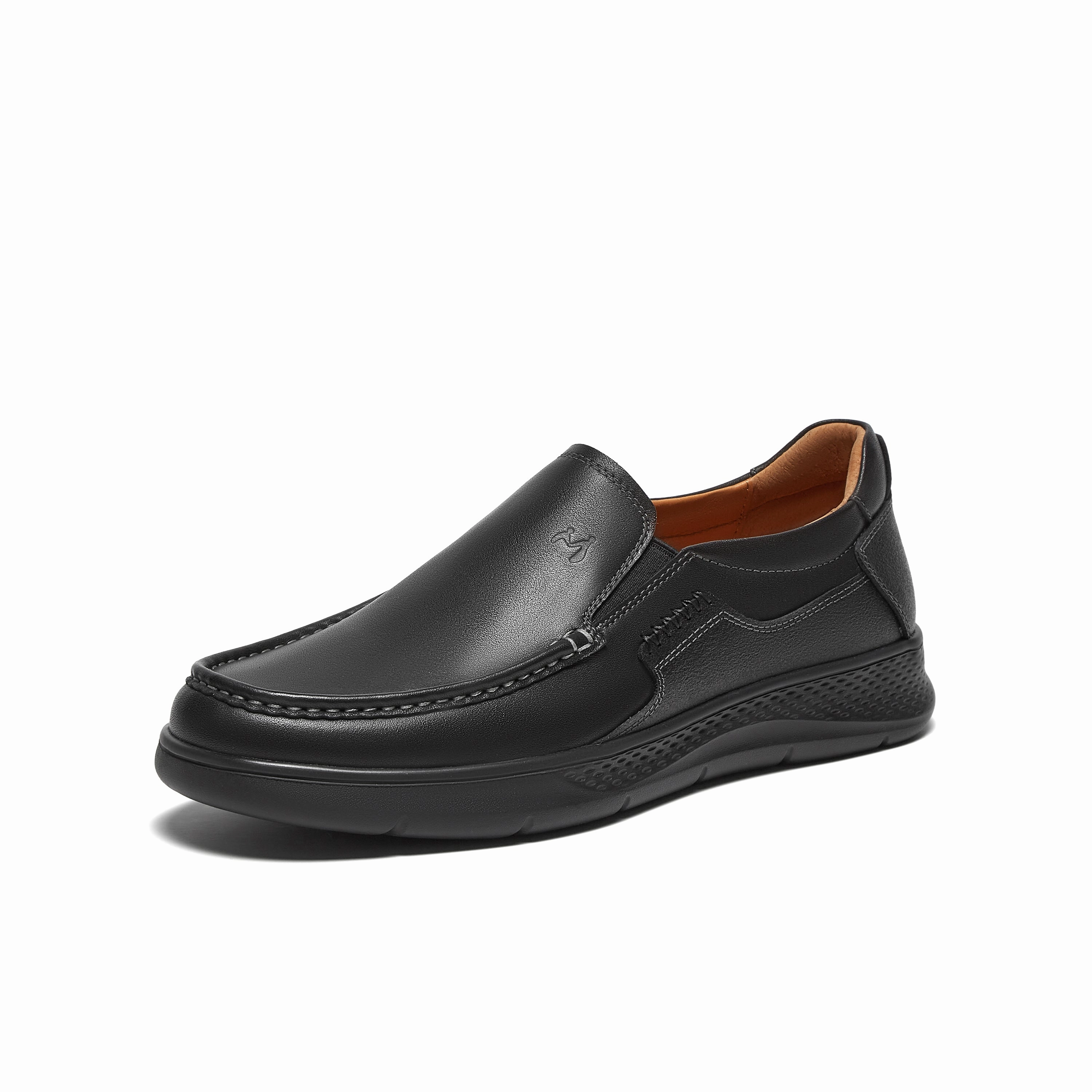 Casual Shoes With Zipper MIRABELL Cowhide Leather/Cow Split Leather Casual Shoes (Men)