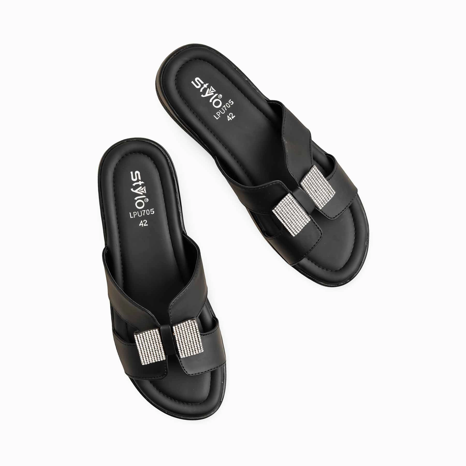 Black Formal Slipper LPU705 Bratz Slippers