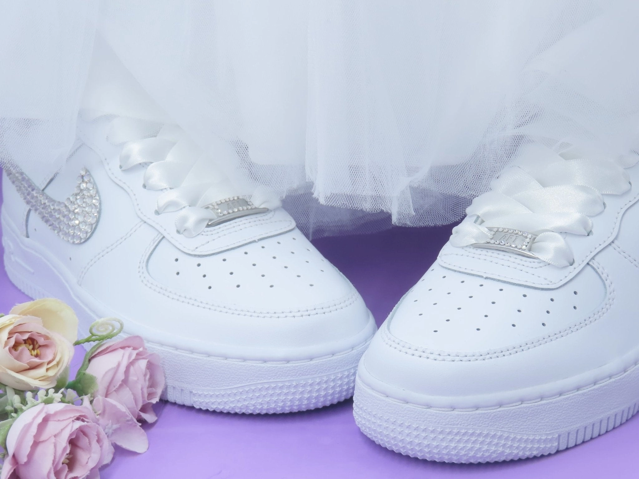Custom Crystal Bridal Nike Air Force 1.. Asics Best Running Shoes