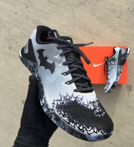 Custom Hand Painted Batman and Joker Nike Metcon Asics Gel Dedicate Tennis Shoes