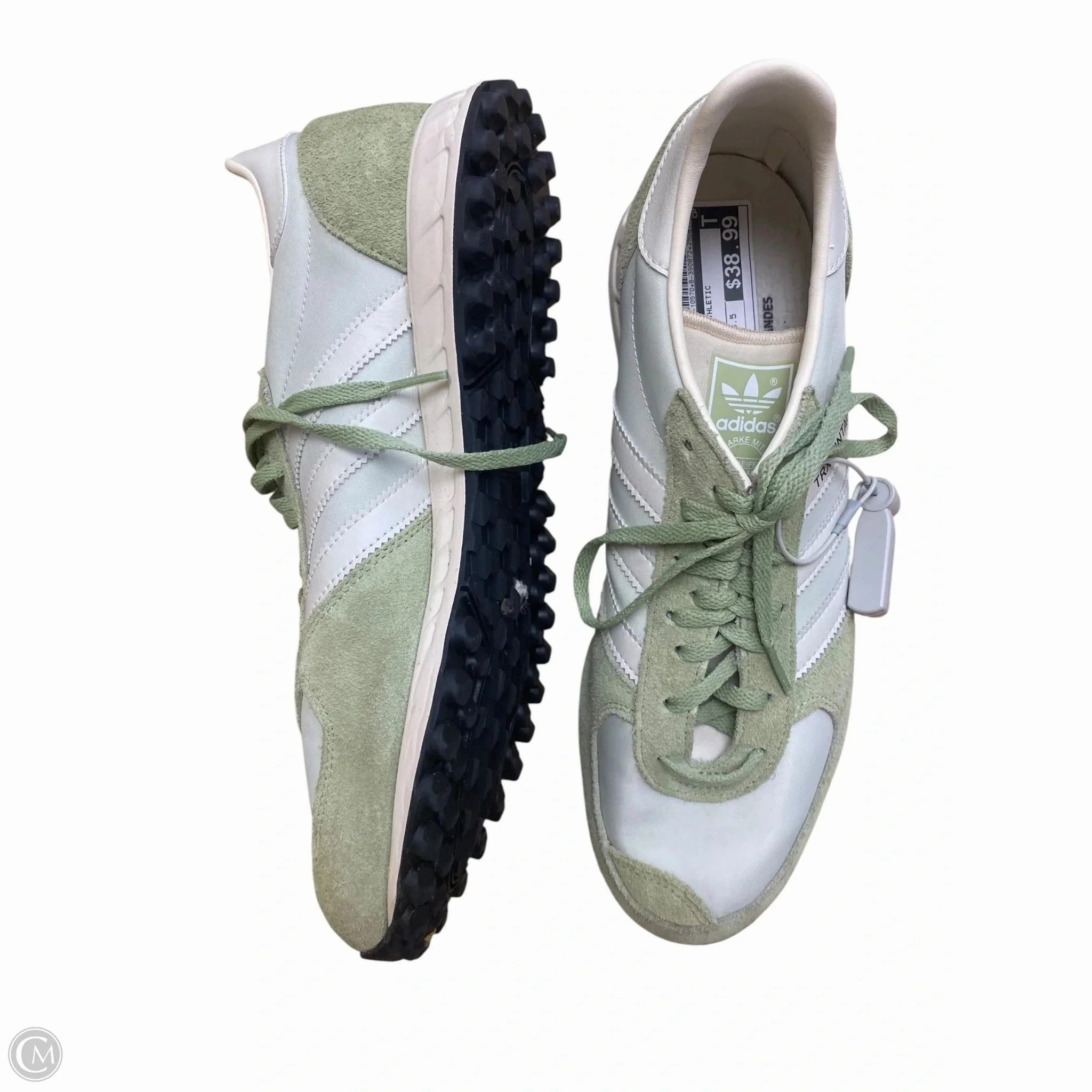 Adidas Running Shoes Cushioning Reviews Shoes Athletic By Adidas In Green, Size: 10.5