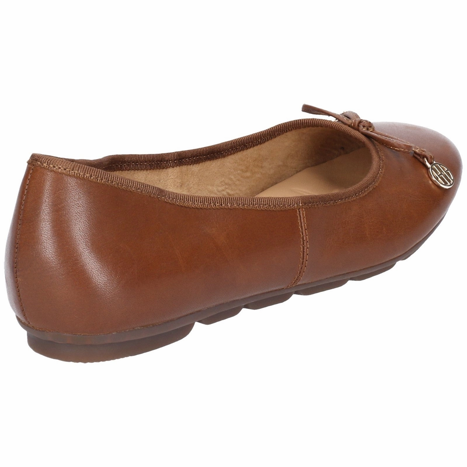 Brown Abby Bow Slip-On Ballet Shoes Flat Shoes To Lift In
