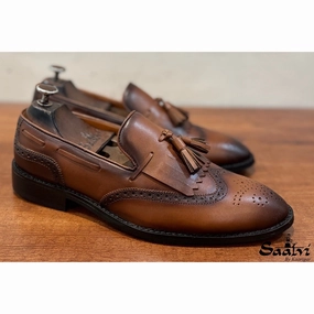 Popular Loafers Wingcap Tassel Loafers Fringe