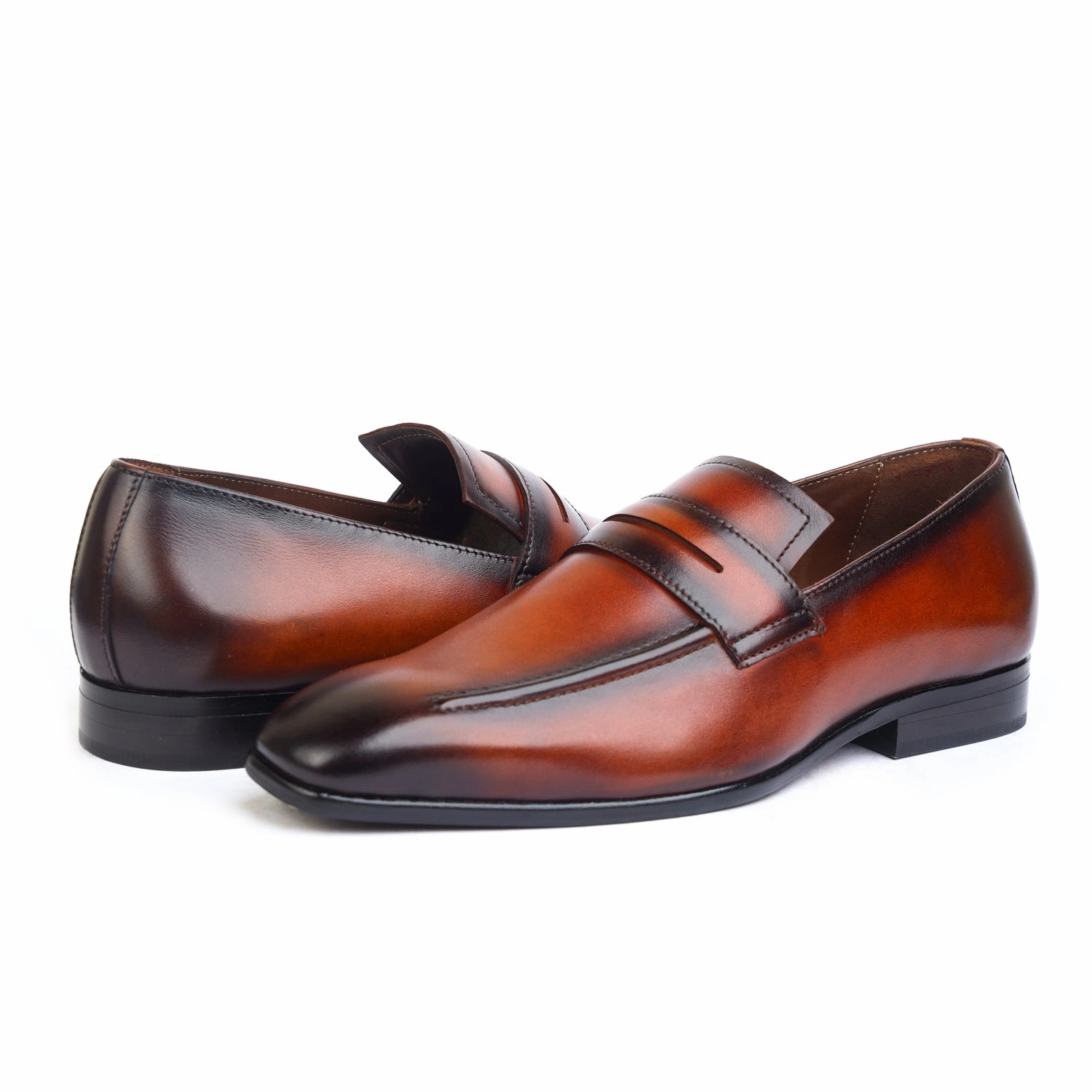 Dress Loafers With Jeans Designer Penny Loafers Hand Patina