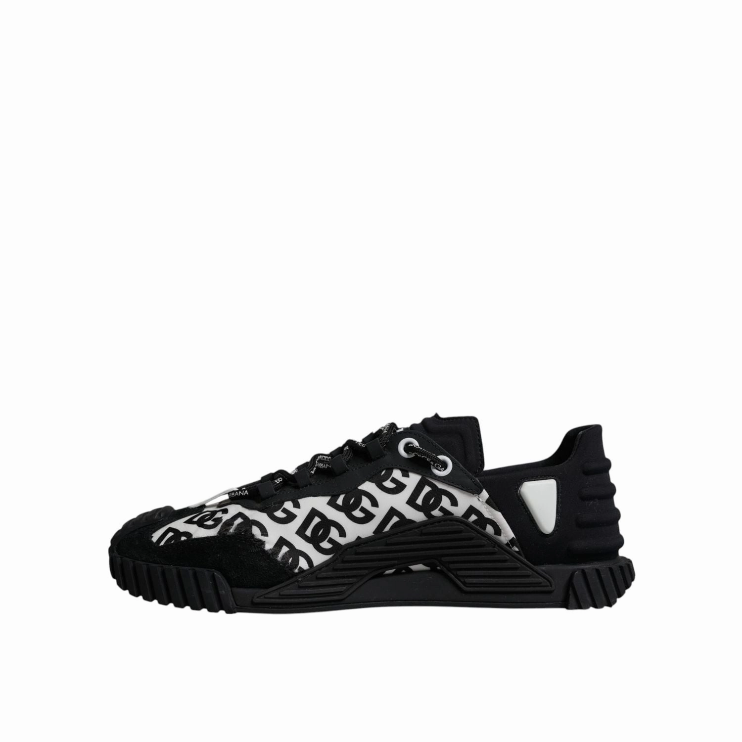 Dolce & Gabbana Black Logo Lace Up Low Top NS1 Sneakers Shoes Clarks Slip On Sneakers