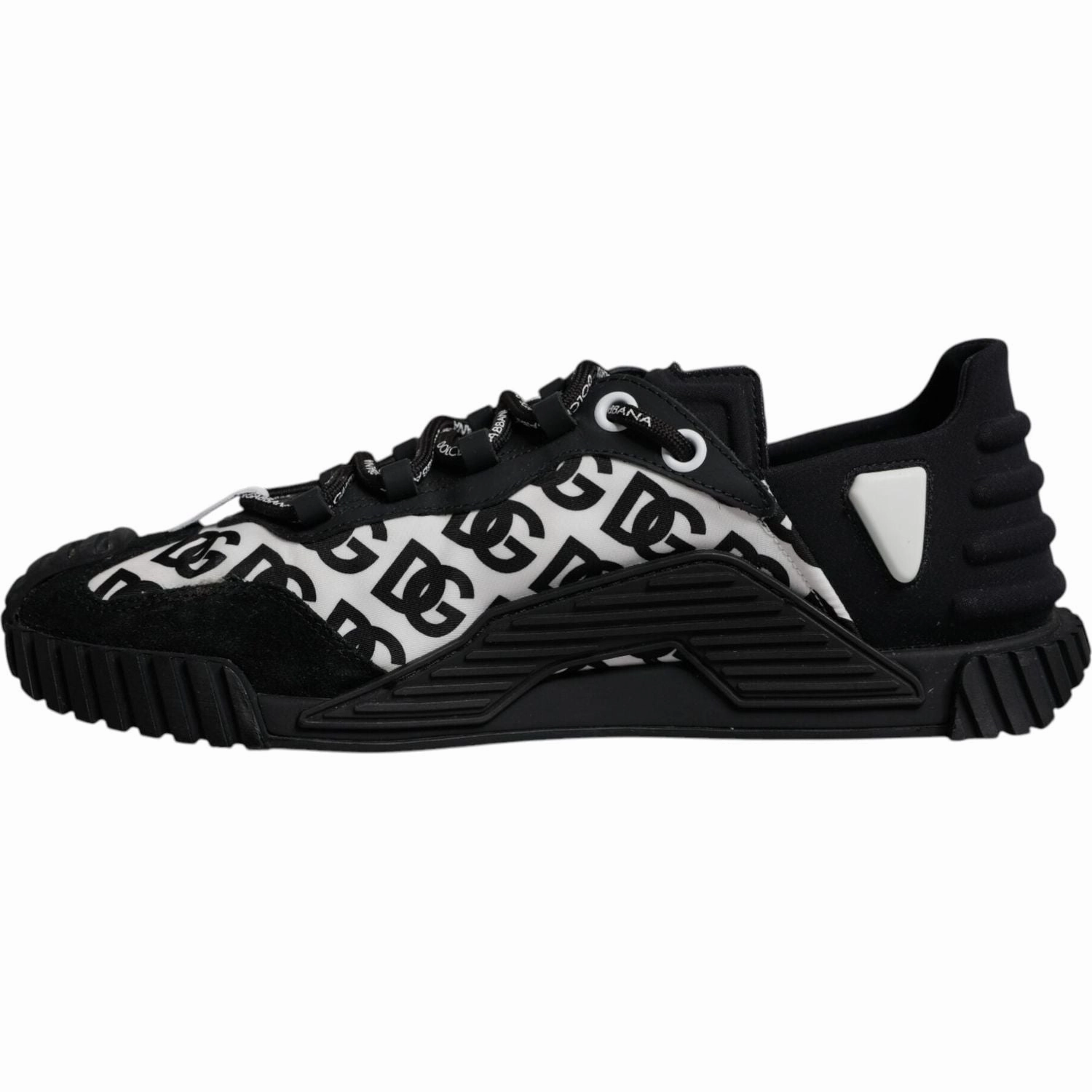 Dolce & Gabbana Black Logo Lace Up Low Top NS1 Sneakers Shoes Carhartt Work Sneakers