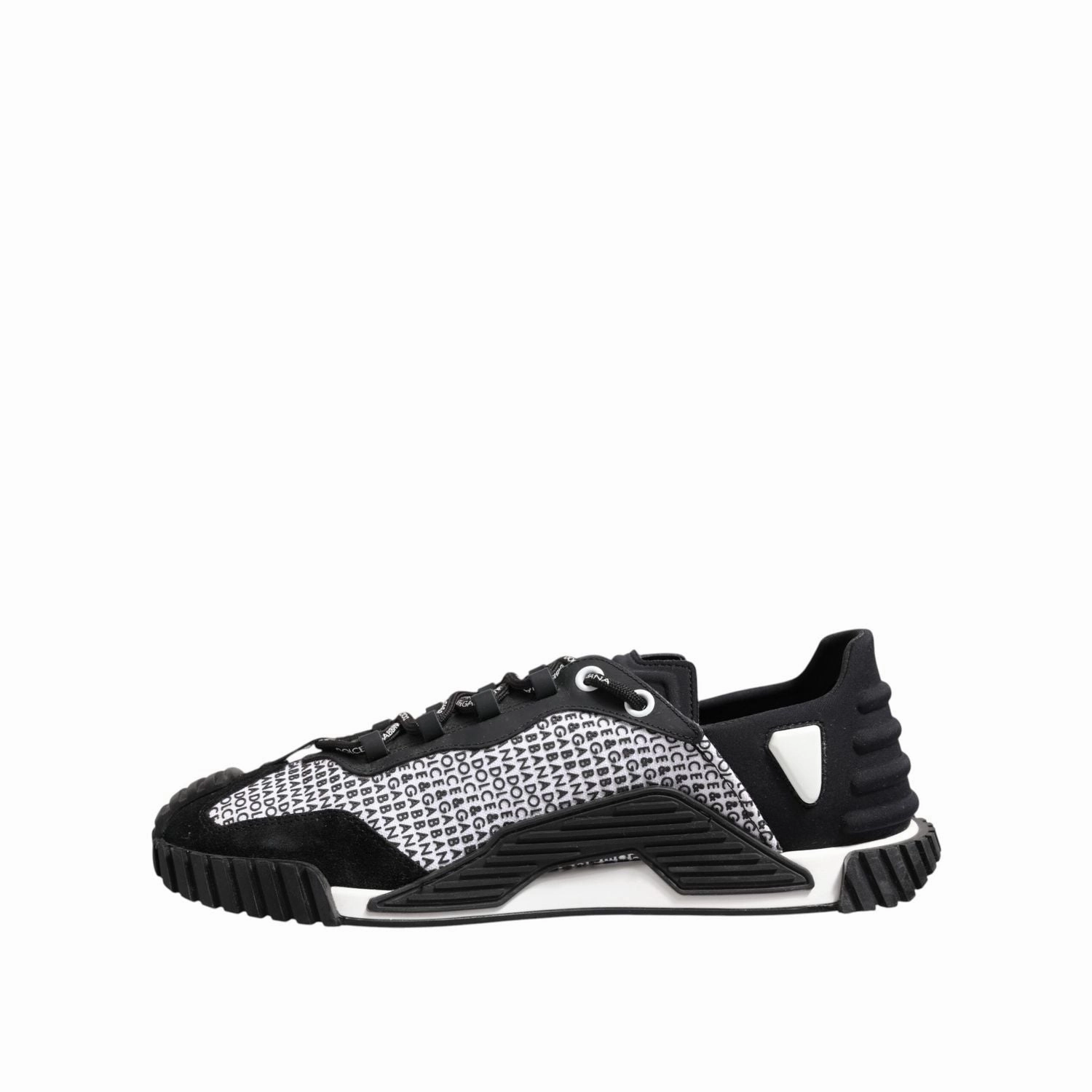 Best Sneakers For Running With Plantar Fasciitis Dolce & Gabbana Black Logo Lace Up Low Top NS1 Sneakers Shoes