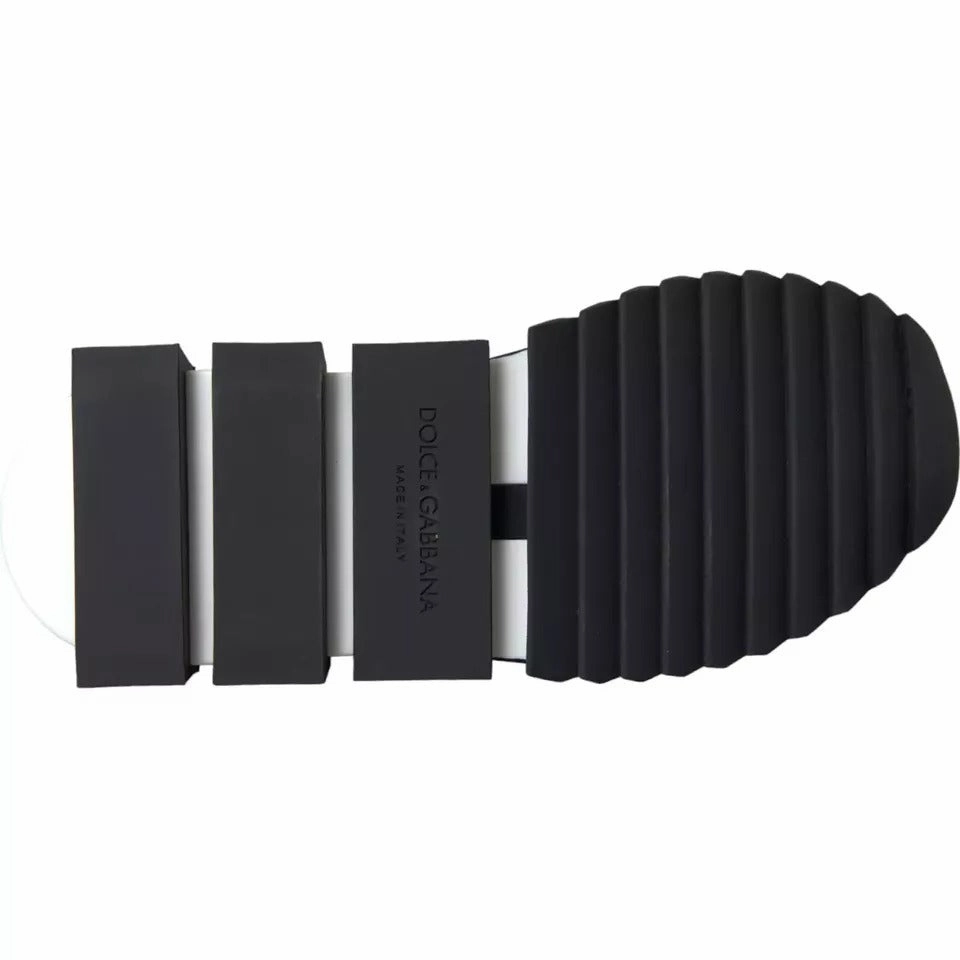 Balenciaga Sneakers Dolce & Gabbana Black White Logo Sorrento Mens Sneakers Shoes