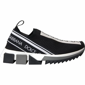 Comet Sneakers Dolce & Gabbana Black White Slip On Sorrento Sneakers Shoes
