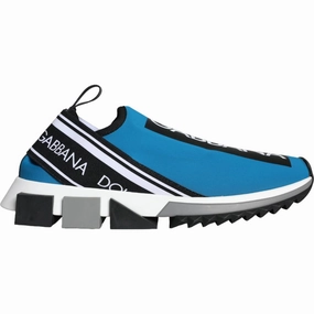 Dolce & Gabbana Blue Logo Low Top Sorrento Men Sneakers Shoes Awesome Sneakers