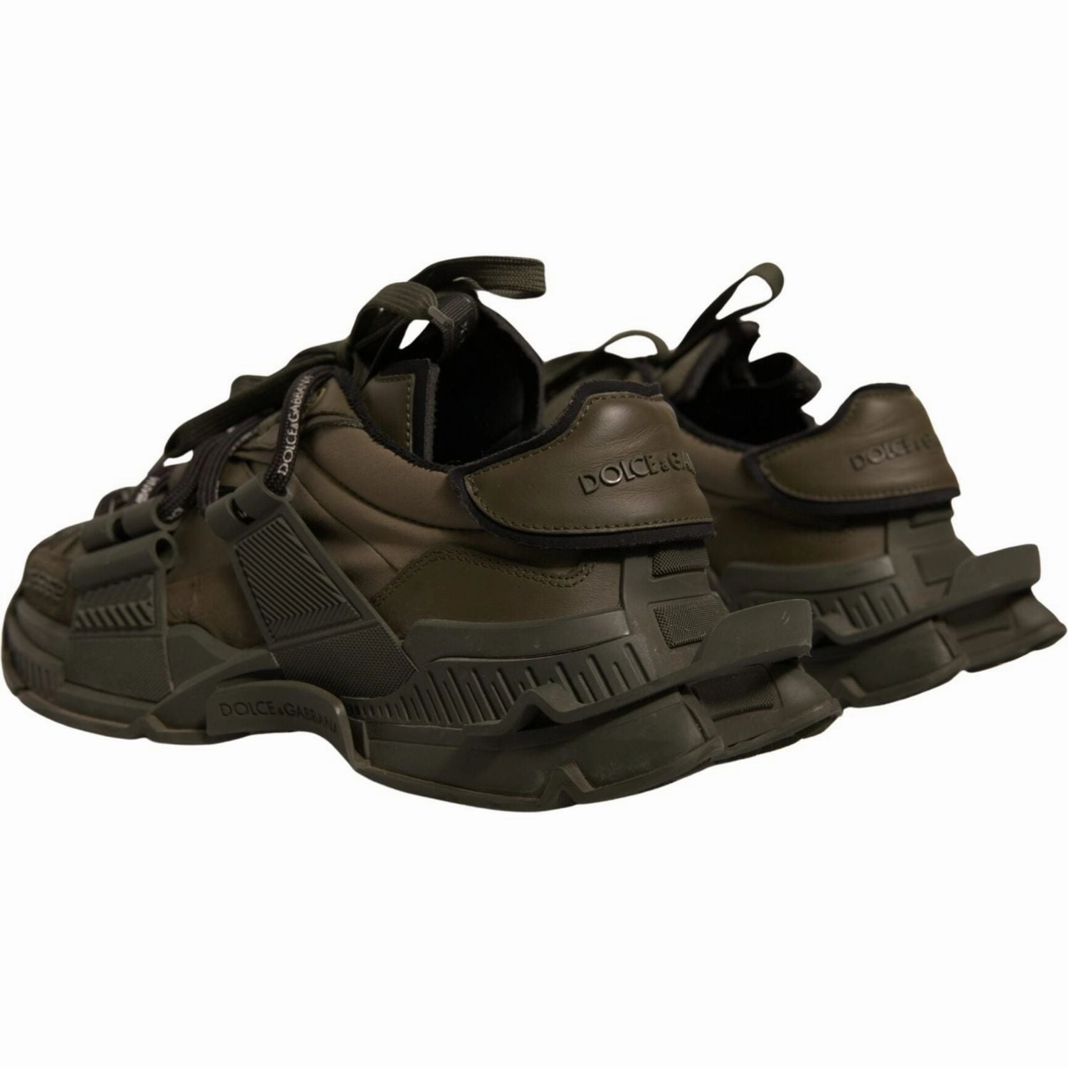 Top Sneakers Dolce & Gabbana Military Green Space Low Top Sneakers Shoes