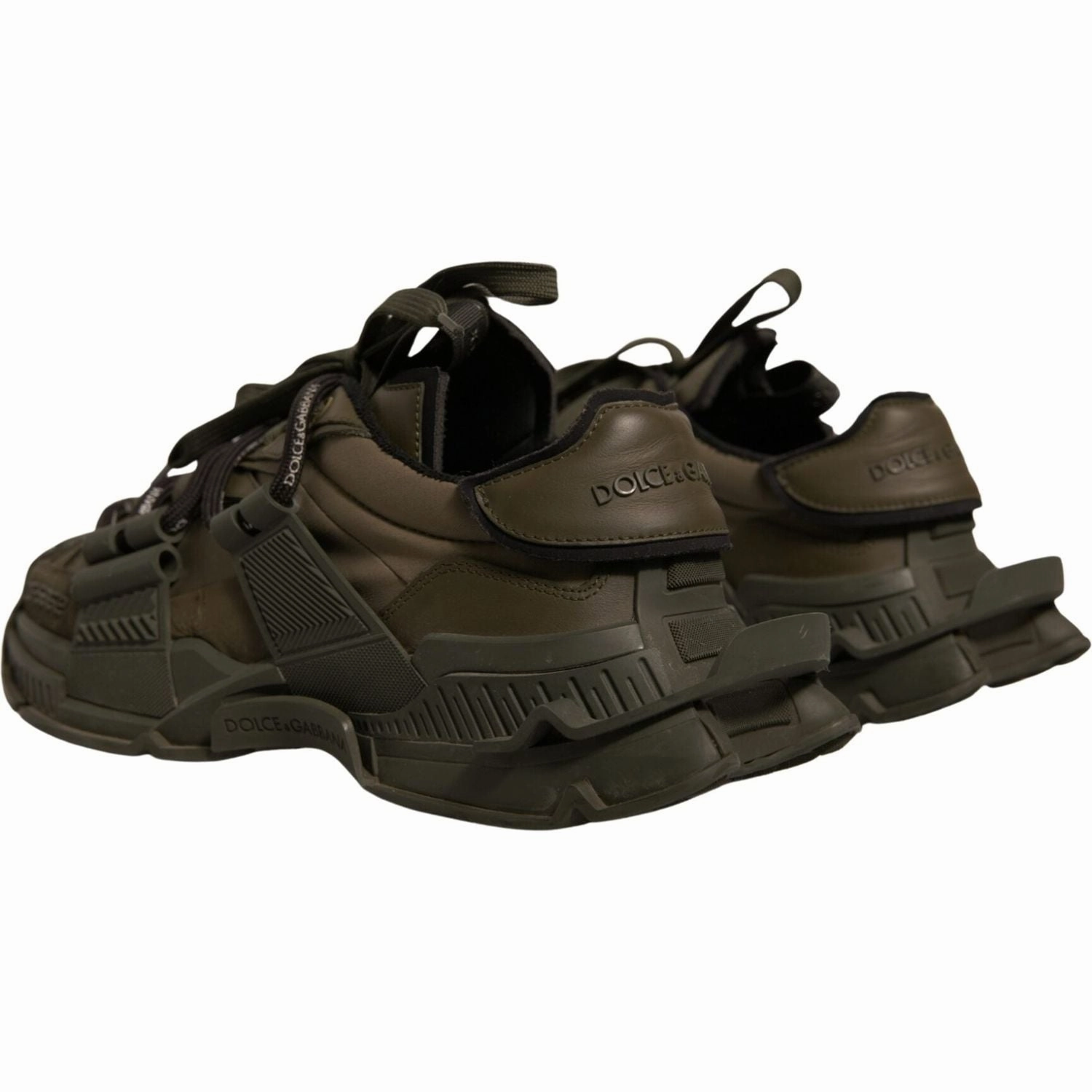 Shoe Tree For Sneakers Dolce & Gabbana Military Green Space Low Top Sneakers Shoes