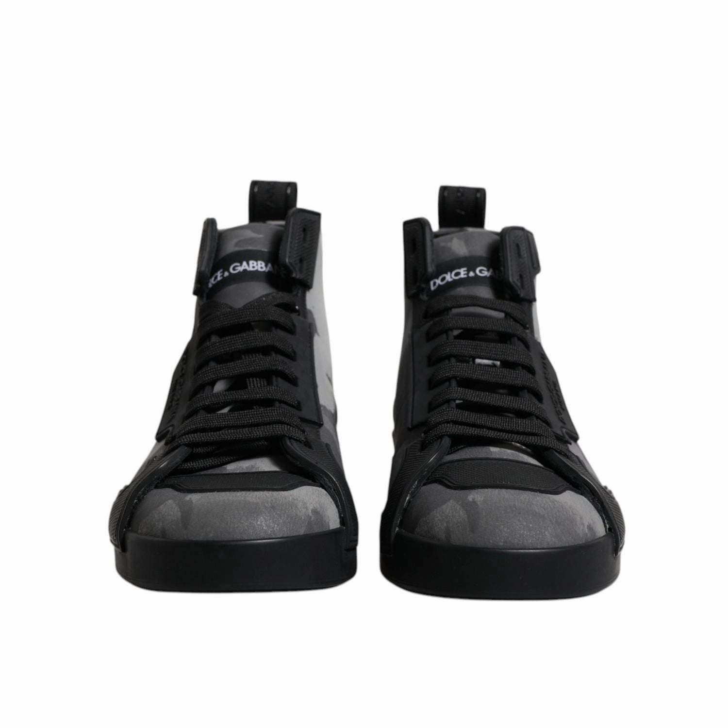 Dolce & Gabbana Multicolor Camouflage High Top Sneakers Shoes Winter Shoes Sneakers