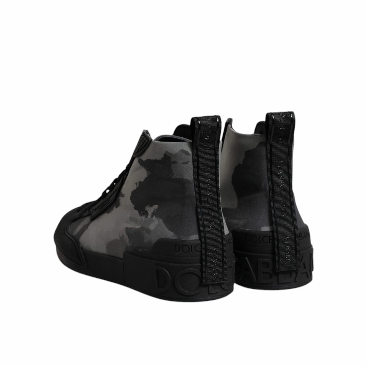 Sneakers Shoes Dolce & Gabbana Multicolor Camouflage High Top Sneakers Shoes