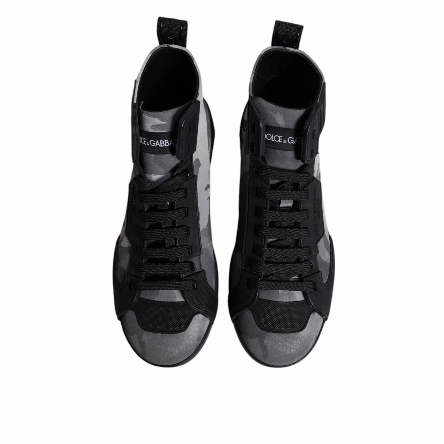 Dolce & Gabbana Multicolor Camouflage High Top Sneakers Shoes Oasis Sneakers