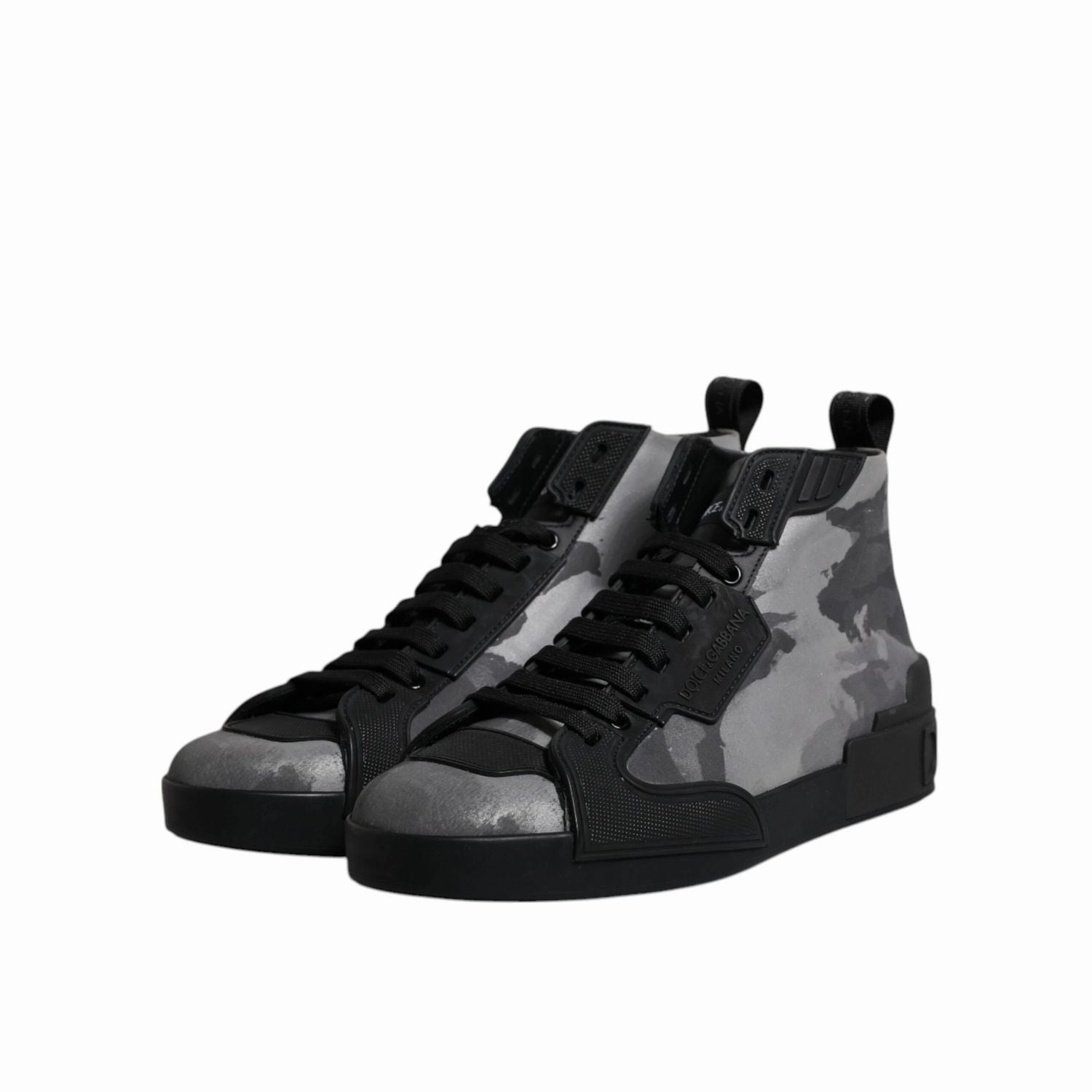 Sneakers Trailer Dolce & Gabbana Multicolor Camouflage High Top Sneakers Shoes