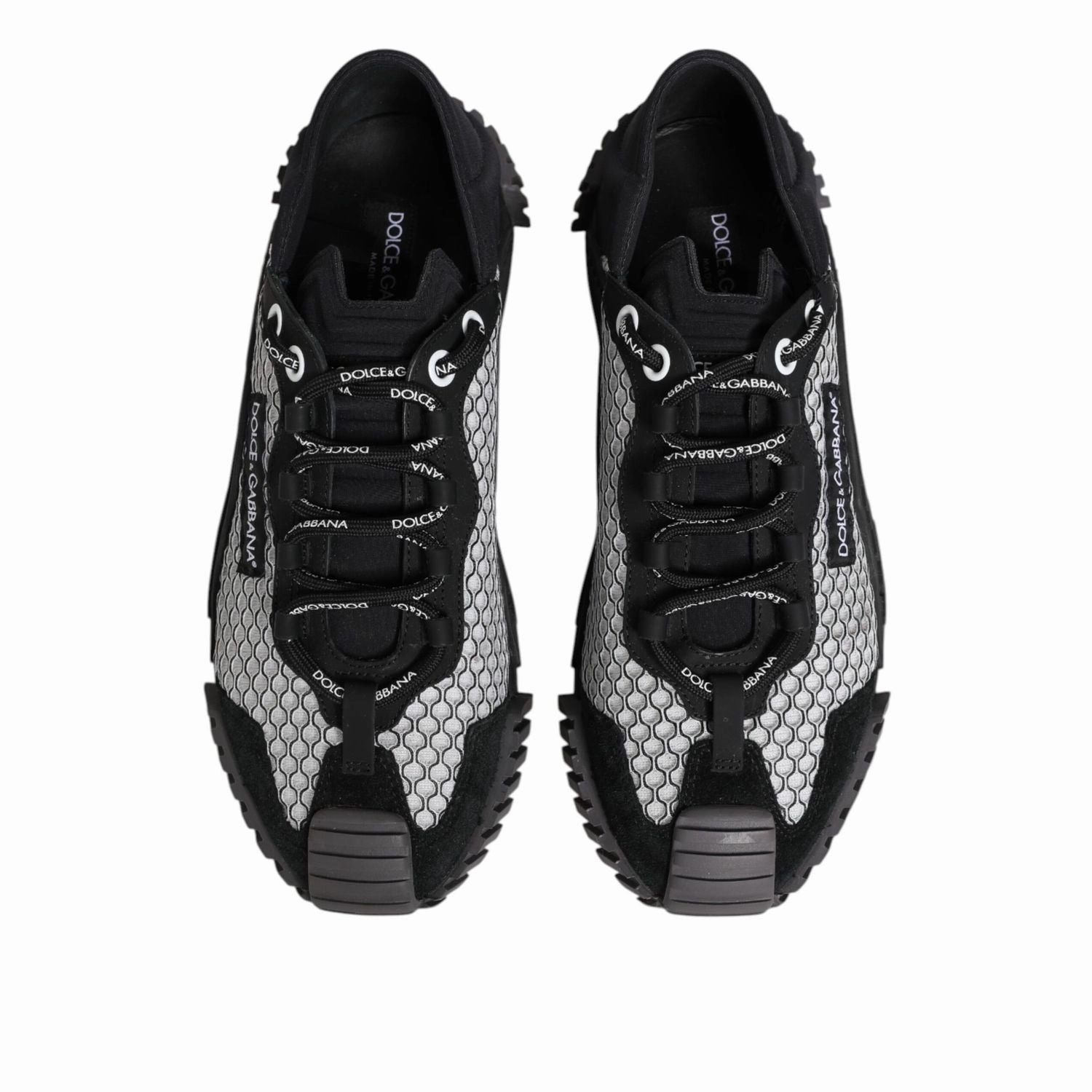 White Sneakers For Dresses Dolce & Gabbana Multicolor Lace Up Low Top NS1 Sneakers Shoes