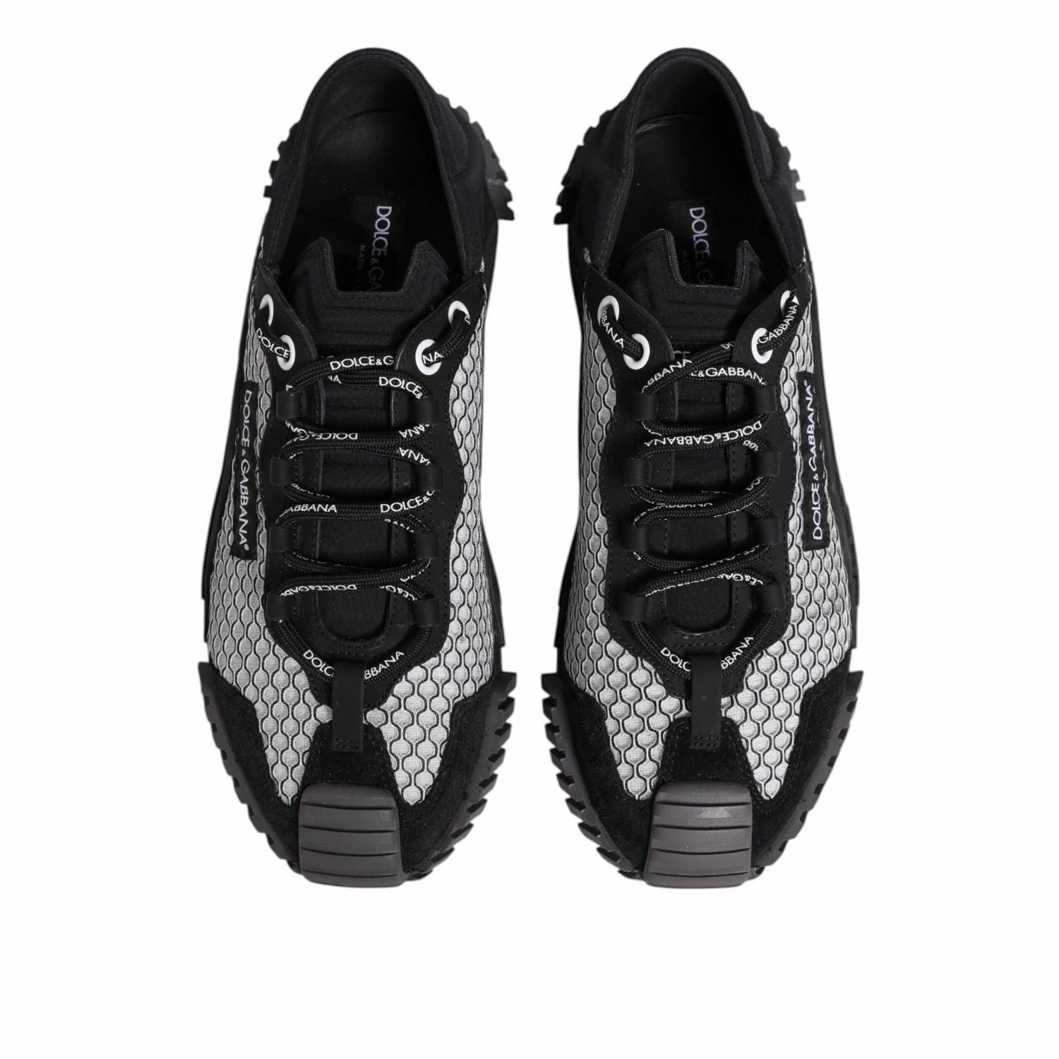 Dolce & Gabbana Multicolor Lace Up Low Top NS1 Sneakers Shoes Working Sneakers