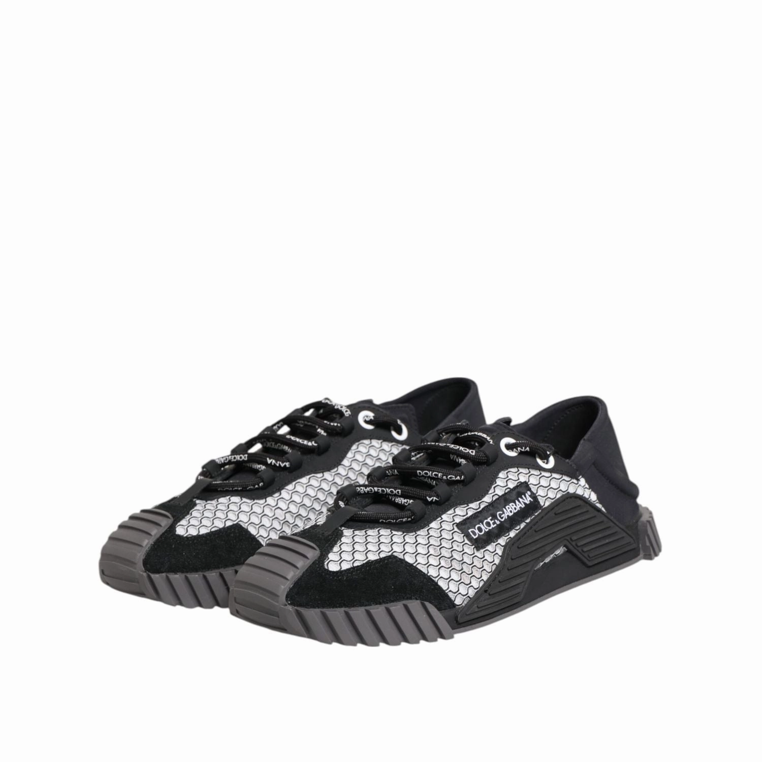 Dolce & Gabbana Multicolor Lace Up Low Top NS1 Sneakers Shoes Best Casual Sneakers