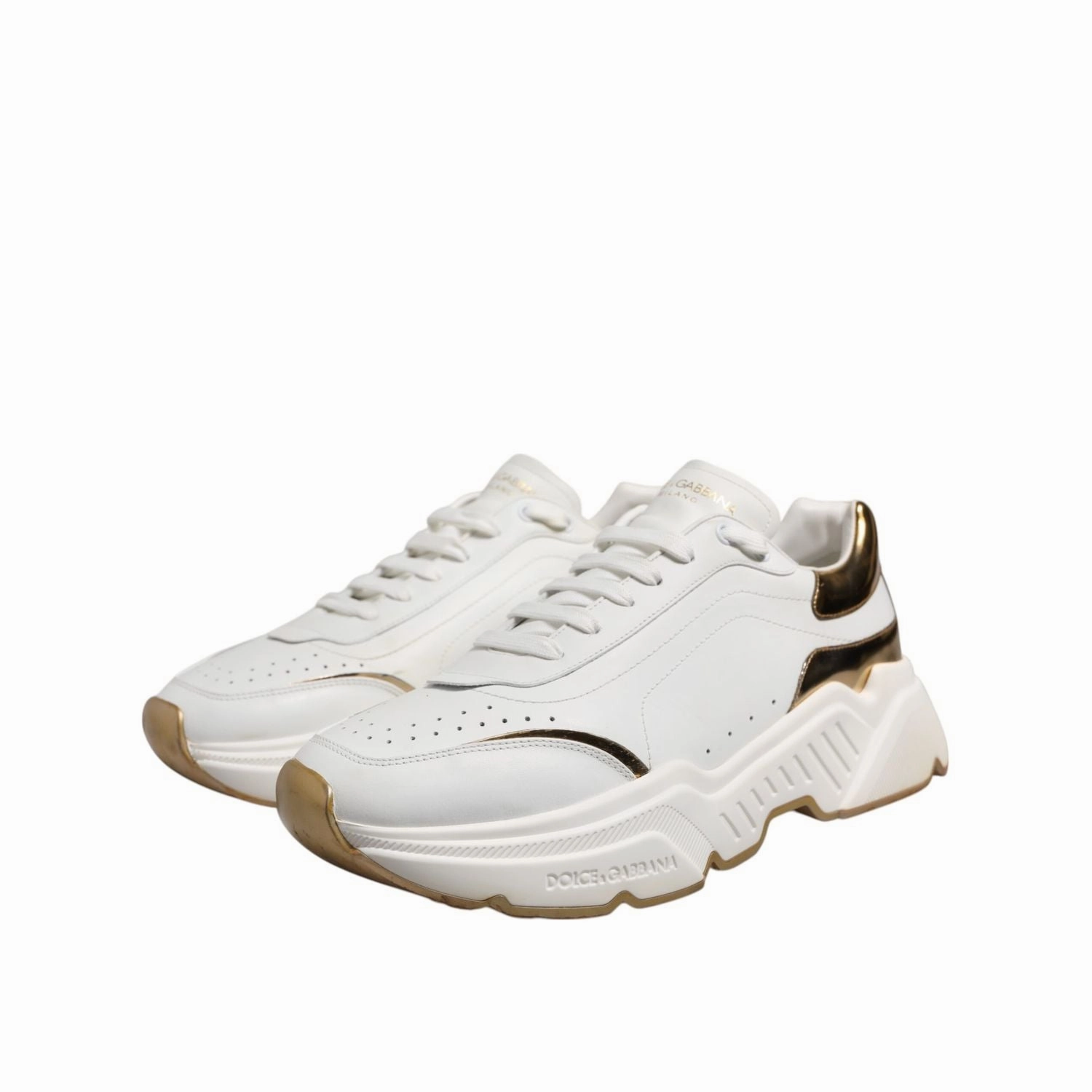 White Toddler Sneakers Dolce & Gabbana White Daymaster Leather Low Top Sneakers Shoes