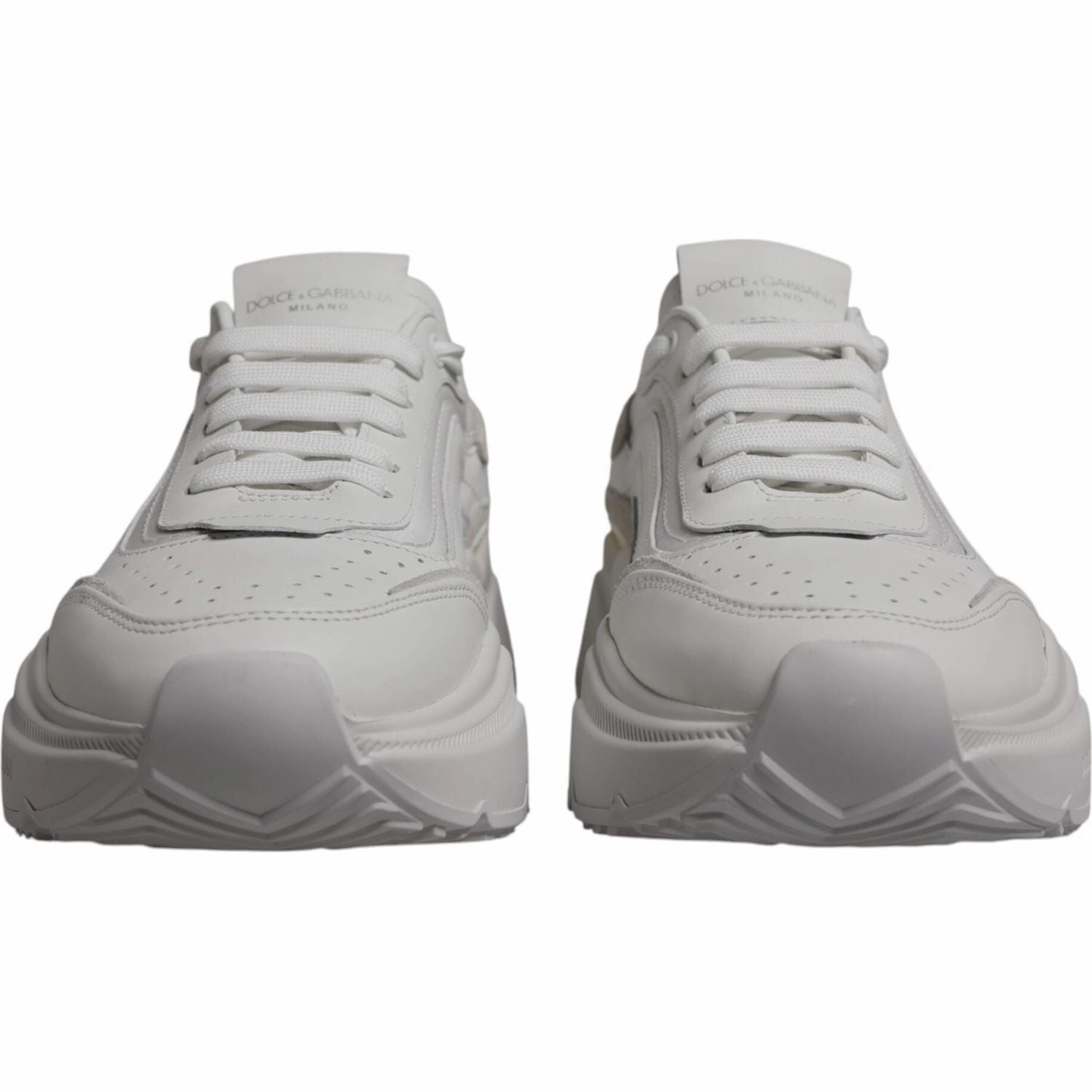 Dolce & Gabbana White Daymaster Low Top Sneakers Shoes Sneakers On A Wire