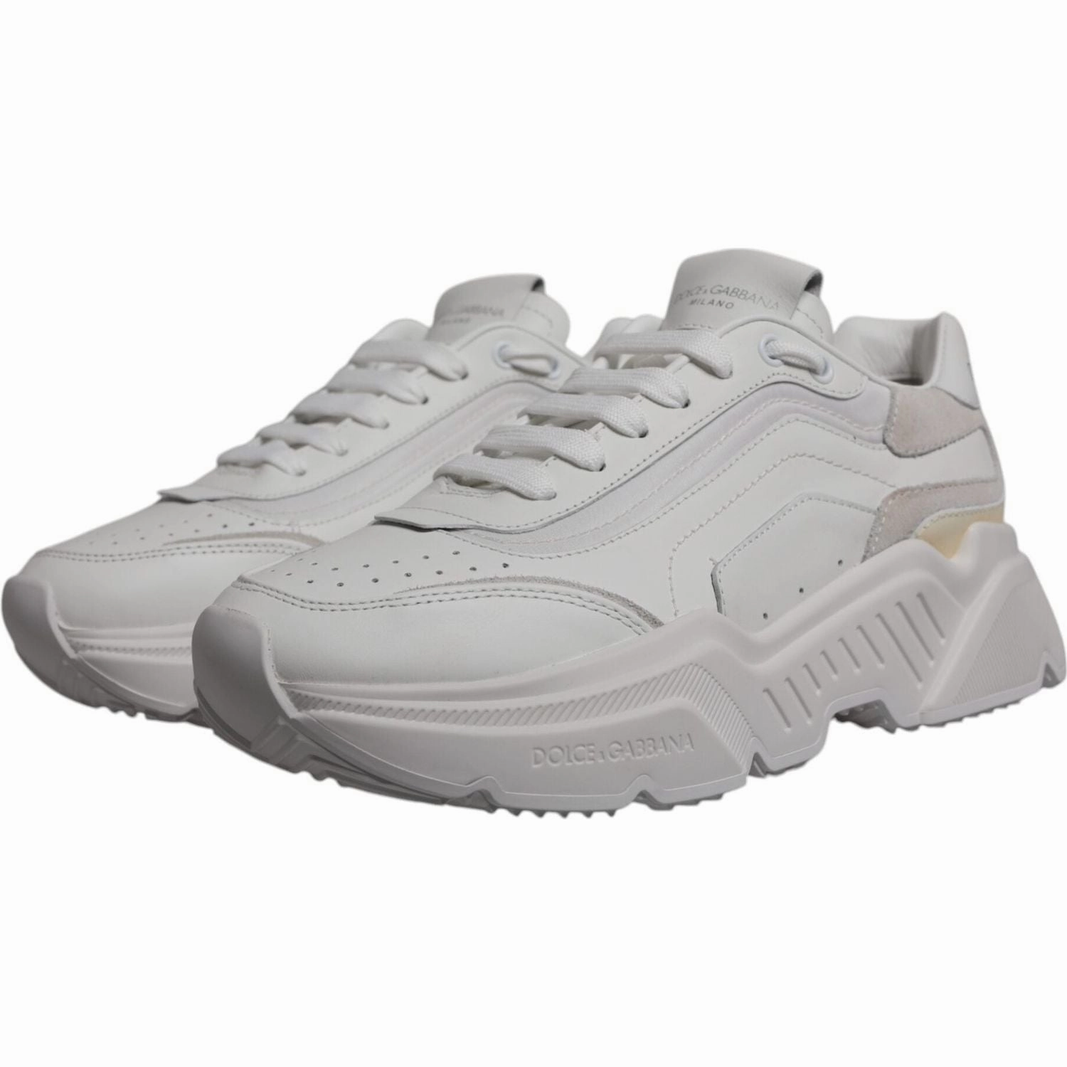 Dolce & Gabbana White Daymaster Low Top Sneakers Shoes Sneakers To Play Tennis