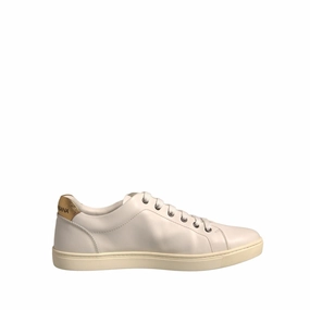 Cool Ways To Lace Sneakers Dolce & Gabbana White Leather Heart Embellished Sneakers Shoes