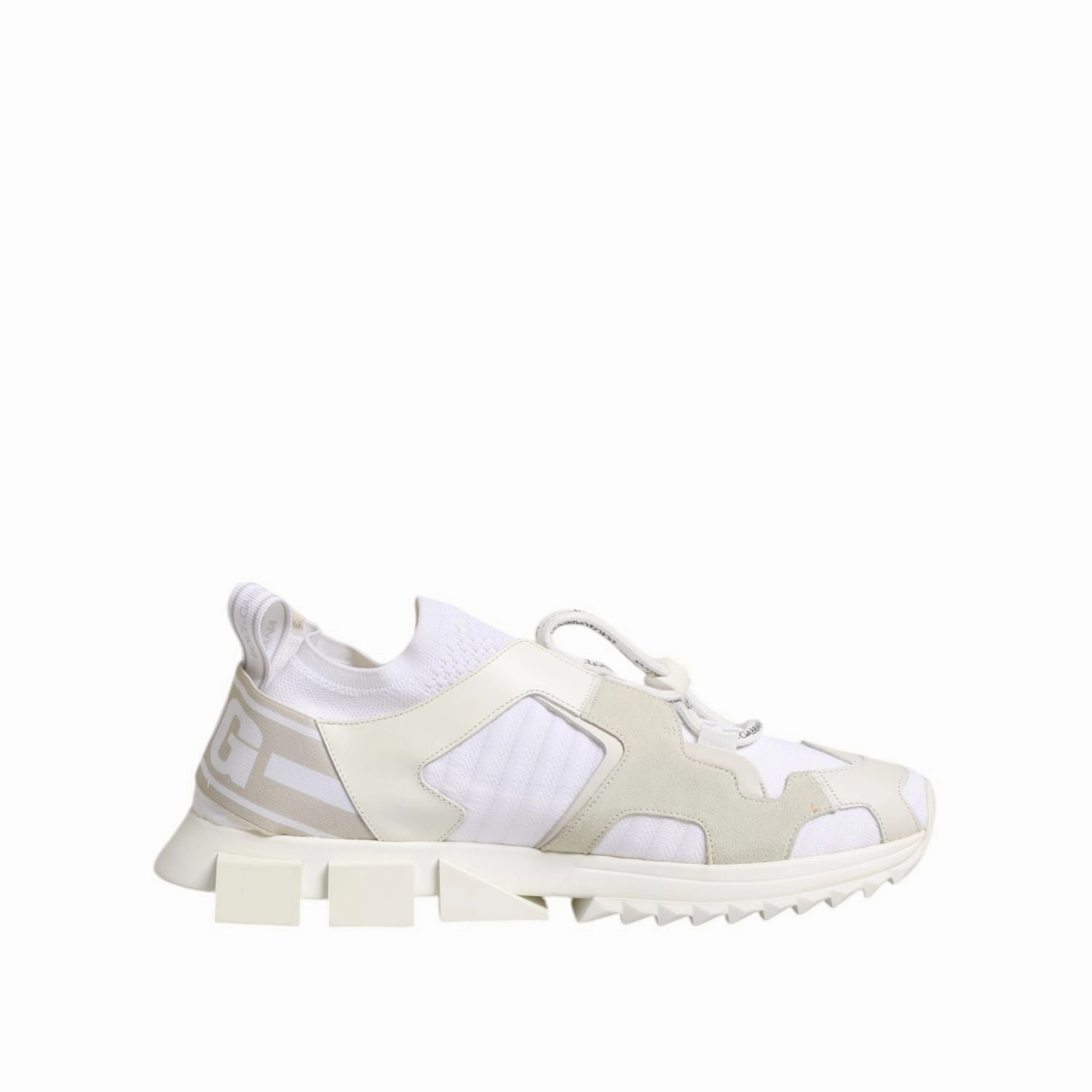 Rick Owens Low Top Sneakers Dolce & Gabbana White Mesh Sorrento Trekking Sneakers Shoes
