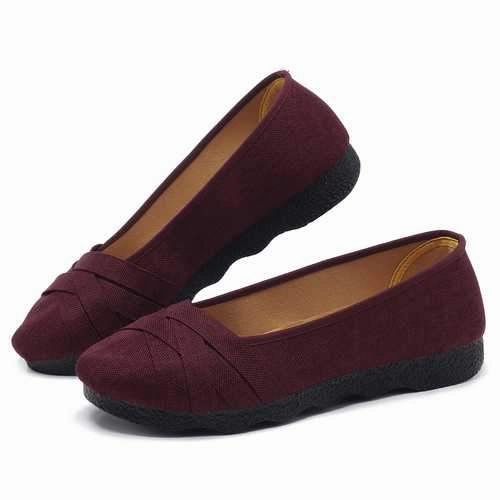 Large Size Soft Sole Flats Loafers For Women Multi Penny Loafers