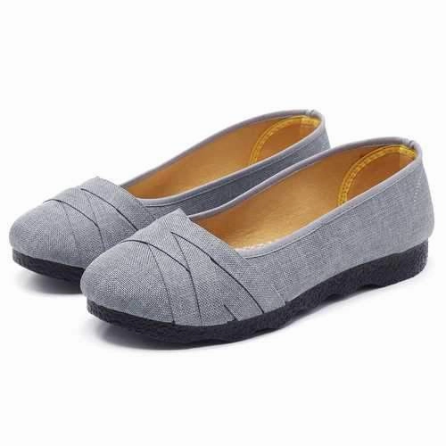 Chunky Tassel Loafers Large Size Soft Sole Flats Loafers For Women