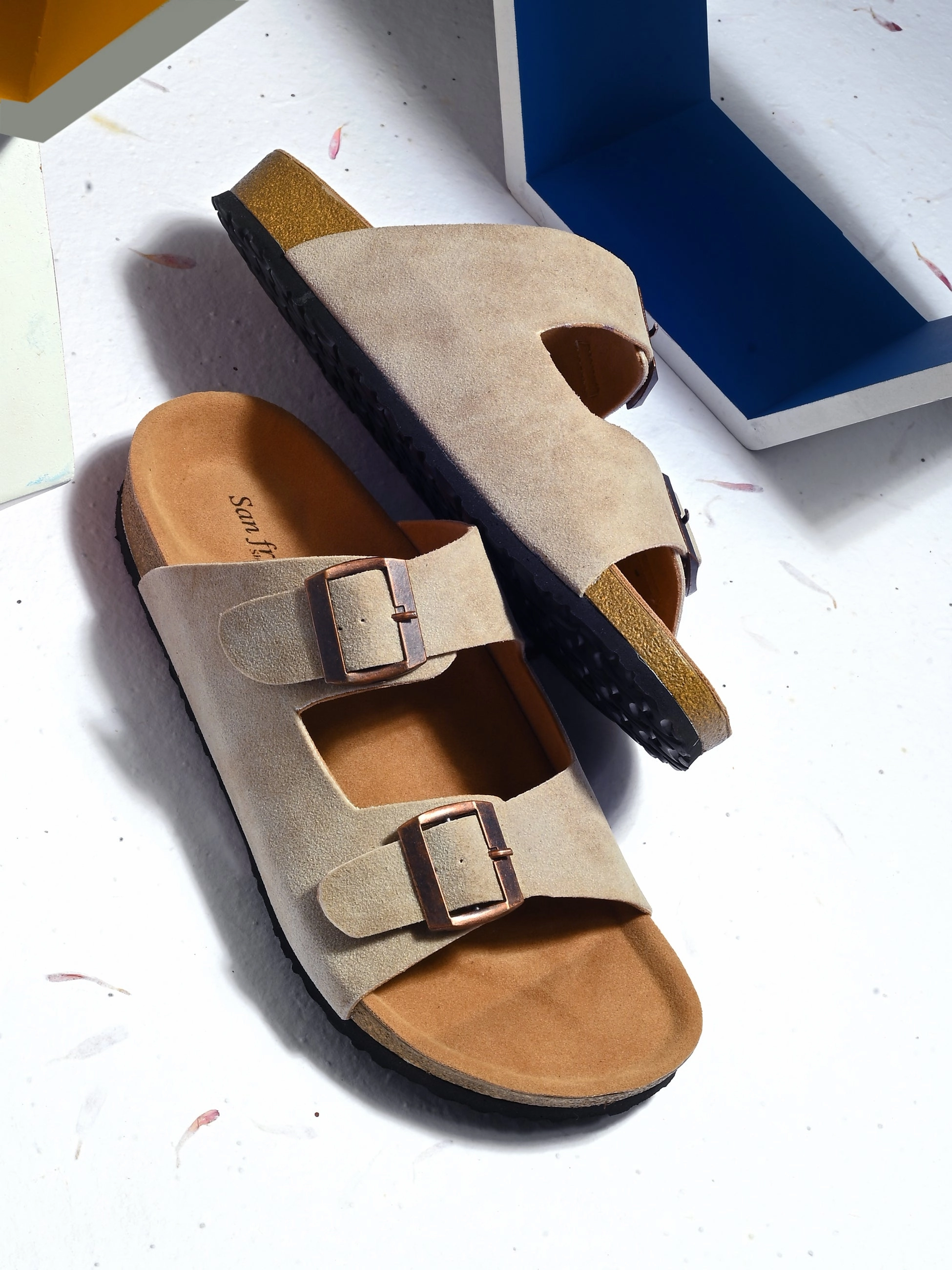 Byron Grey Comfort Slippers Slippers Sports