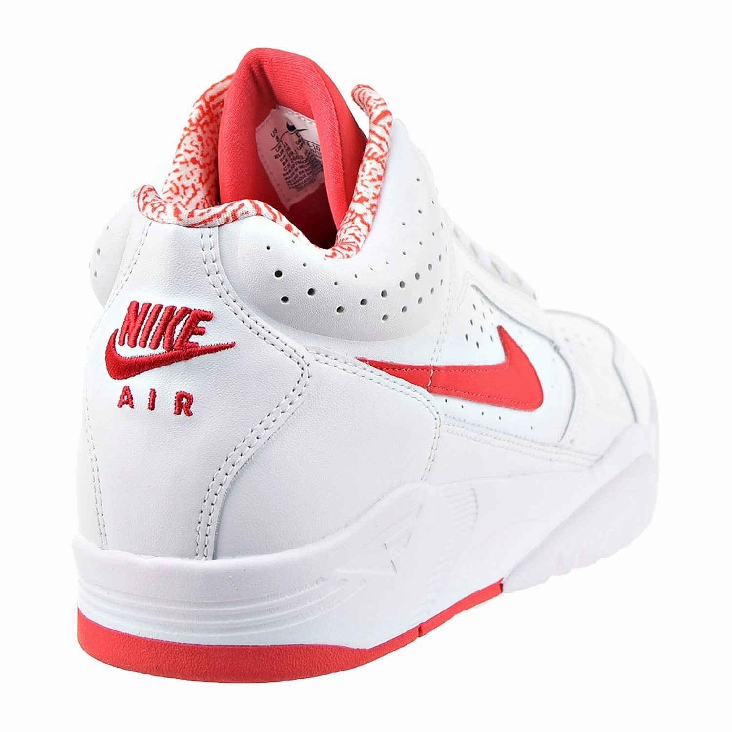 Boutique Challenge Shoes Seating Casual Simple Calm Nike Air Flight Lite Mid Men's Shoes White-University Red