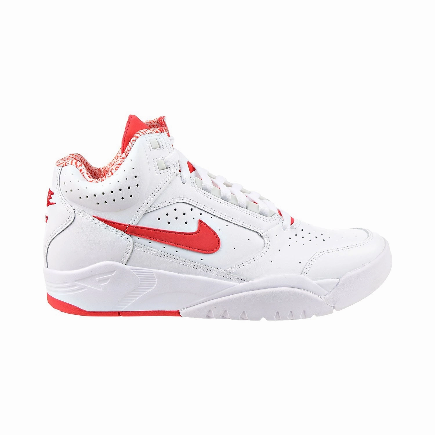 Nike Air Flight Lite Mid Men's Shoes White-University Red Casual Lifting Shoes